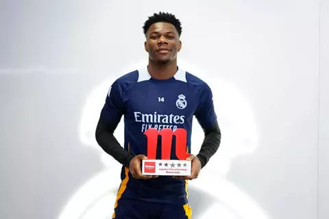  تشواميني بعد جائزة مارس: أشكر جماهير ريال مدريد.. وسنقاتل على لقب الليجا